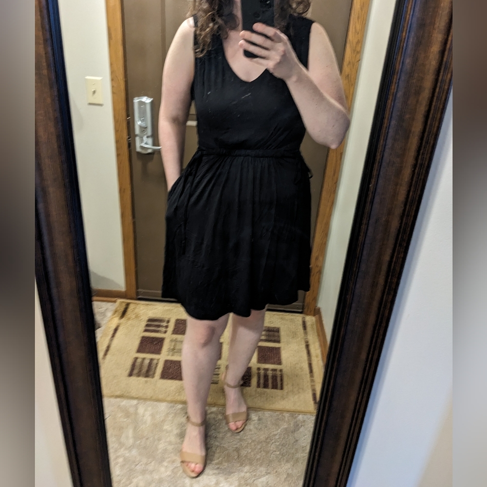 Cynthia Rowley Black Dress L